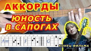 Юность в сапогах Аккорды 🎸 Конец фильма ♪ Разбор песни на гитаре ♫ Бой Текст