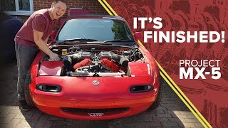 Finishing The Sublime MX-5 V6 Conversion & First Exhaust Noise