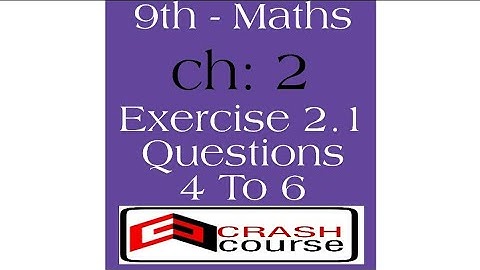 9th class math, Lecture 3, Exercise 2.1- Question no 4 to 6- chapter 2 Real and complex numbers.