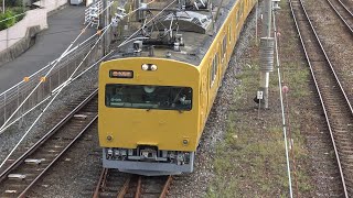 【4K】JR伯備線　普通列車115系電車　ｵｶG-05編成+ｵｶG-08編成　倉敷駅発車