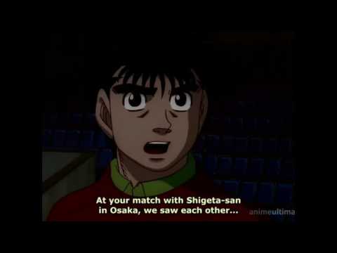 Hajime no Ippo - Sendo and Ippo pre-fight talk