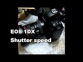 爆速一眼レフカメラ Canon EOS 1DX の連射とシャッターサウンドの件 Shutter Speed Sound Test