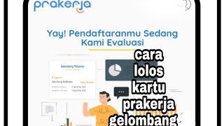 Cara pendaftaran kartu prakerja ...