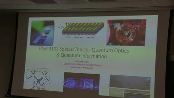 Lecture 1 | Introduction | Quantum Optics and Quantum Information
