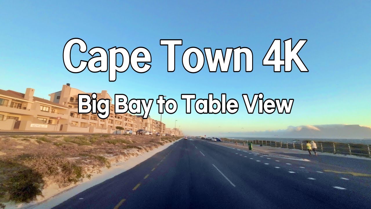 [4K 60fps] Cape Town driving, From Big Bay to Table View