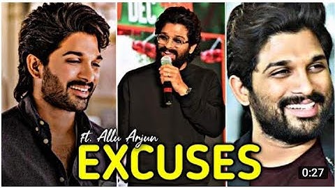 Excuse alluarjun #excuses #apdhillon  #alluarjun #pushpa #short