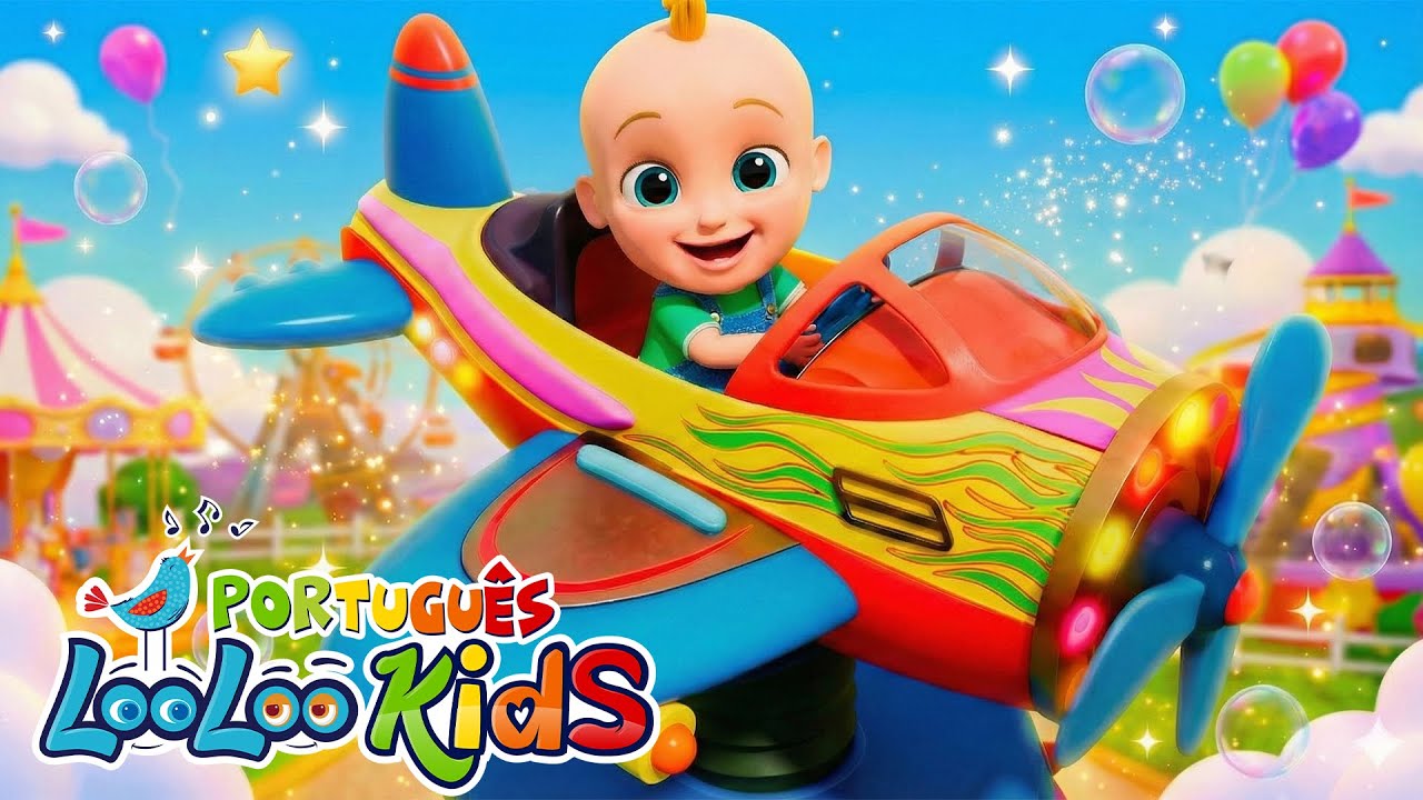 🚗 Canção dos Veículos 🚙 Músicas Infantis Divertidas para Crianças | LooLoo Kids Português