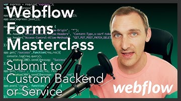 Submit Webflow Forms to Custom Backend!! (Native Form Error States)