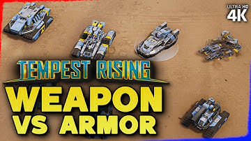 Unit Counter System in Tempest Rising RTS & Using Weapon vs Armor mechanics to improve Build Orders