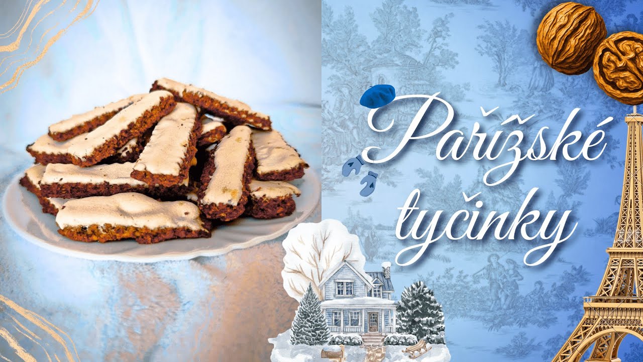 Sladké chvilky 😋 - 88. video - Pařížské tyčinky 🩵💙