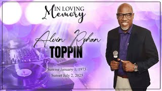 Celebrating the Life of Alvin Rohan Toppin