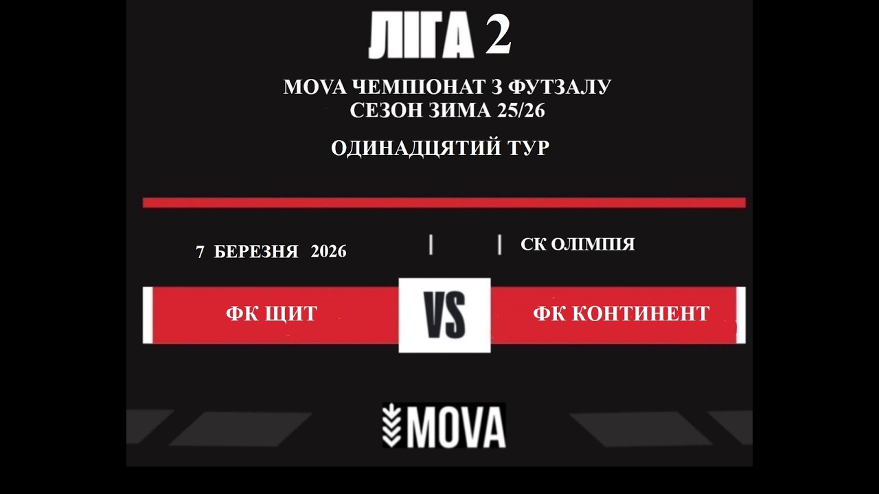 LIVE ФК ЩИТ - ФК КОНТИНЕНТ