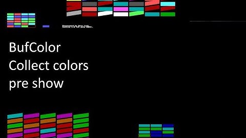 BufColor – Collect colors, pre show