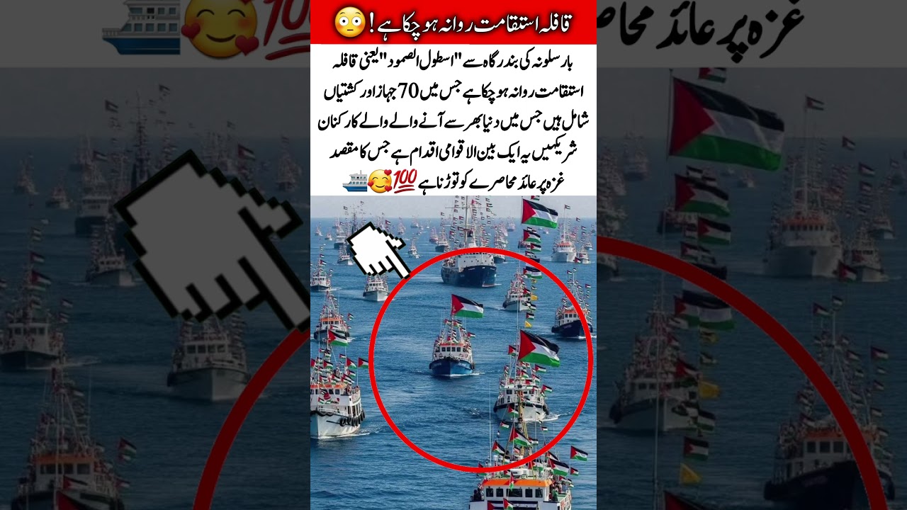 Barcelona to Gaza🇵🇸The Convoy of Resistance Begins🥰|