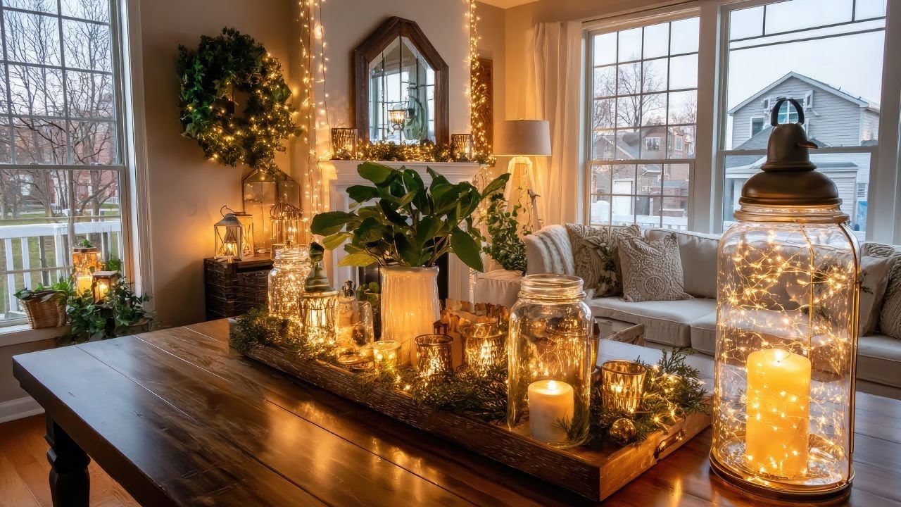 Простой зимний декор своими руками 2026 ❄️ | Уютный деревенский стиль, очарование рустик и винтаж