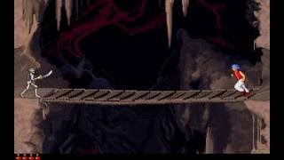Prince of Persia 2 - Level 4 How to pass the Skeleton