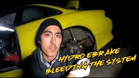 How to bleed a Hydro Ebrake