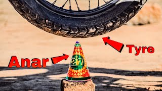 Tyre VS Anar | Tyre VS Cracker | Tyre VS Fire | Bike Experiment | Tyre Puncher | Saidul Experiment