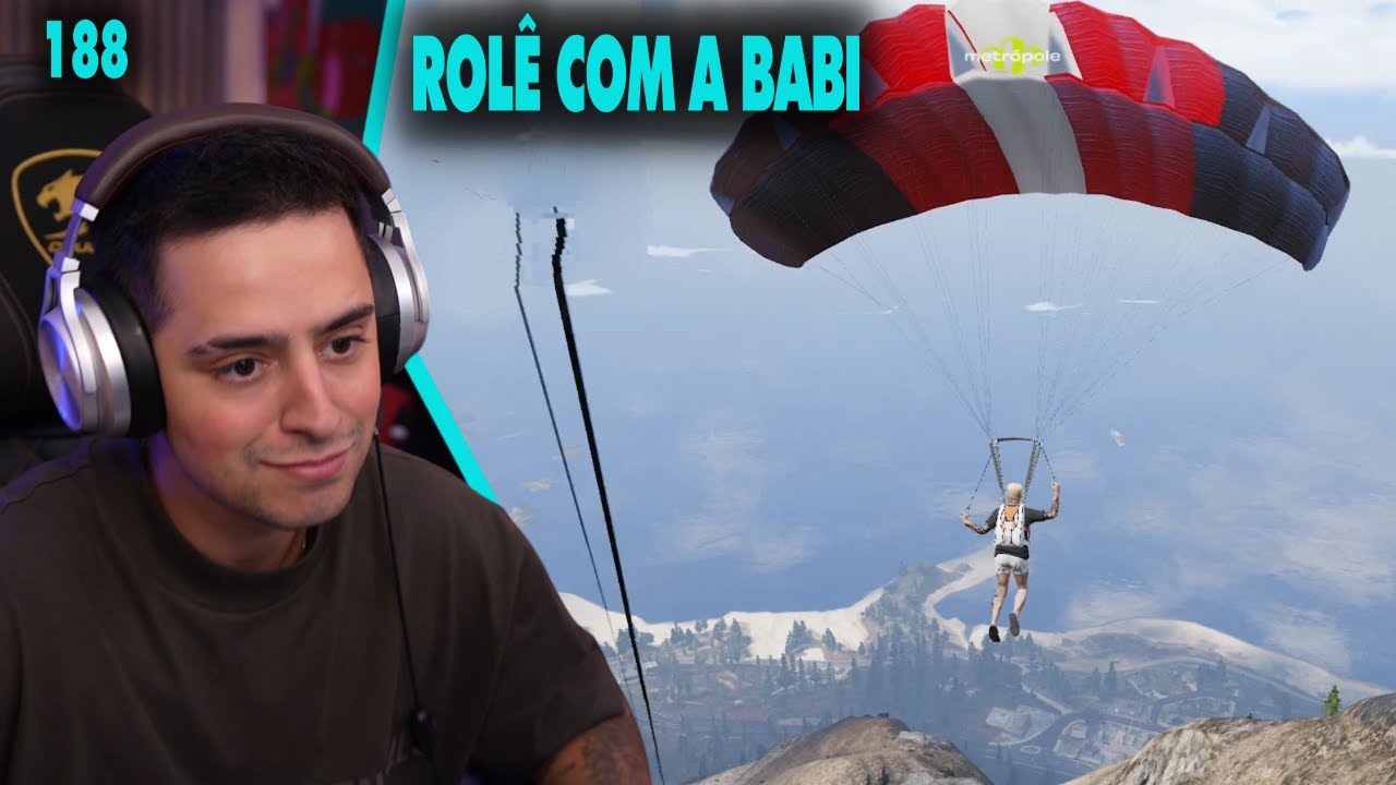 LEVI FOI SALTAR DE PARAQUEDAS COM A BABI , GTA RP