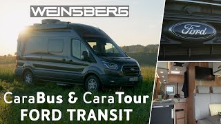 The CaraBus/CaraTour Starts into the New Season  Now on Ford Transit (WEINSBERG Camper Vans)