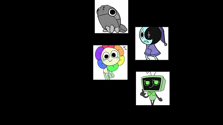 all the mains! #dandysworld #pebble #astro #vee #sprout #shelly #dandy #bobbete #roblox #shorts