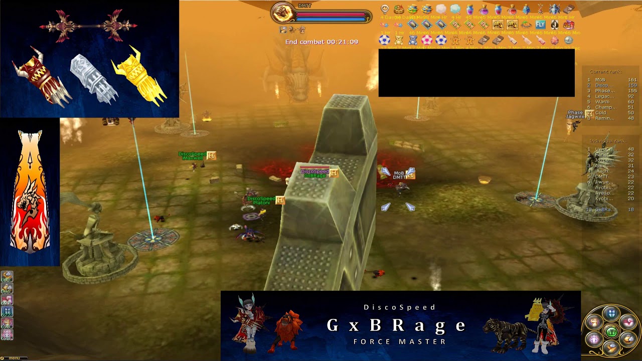 Flyff Aibatt Guild Siege 18/01/2020 GxBRage POV