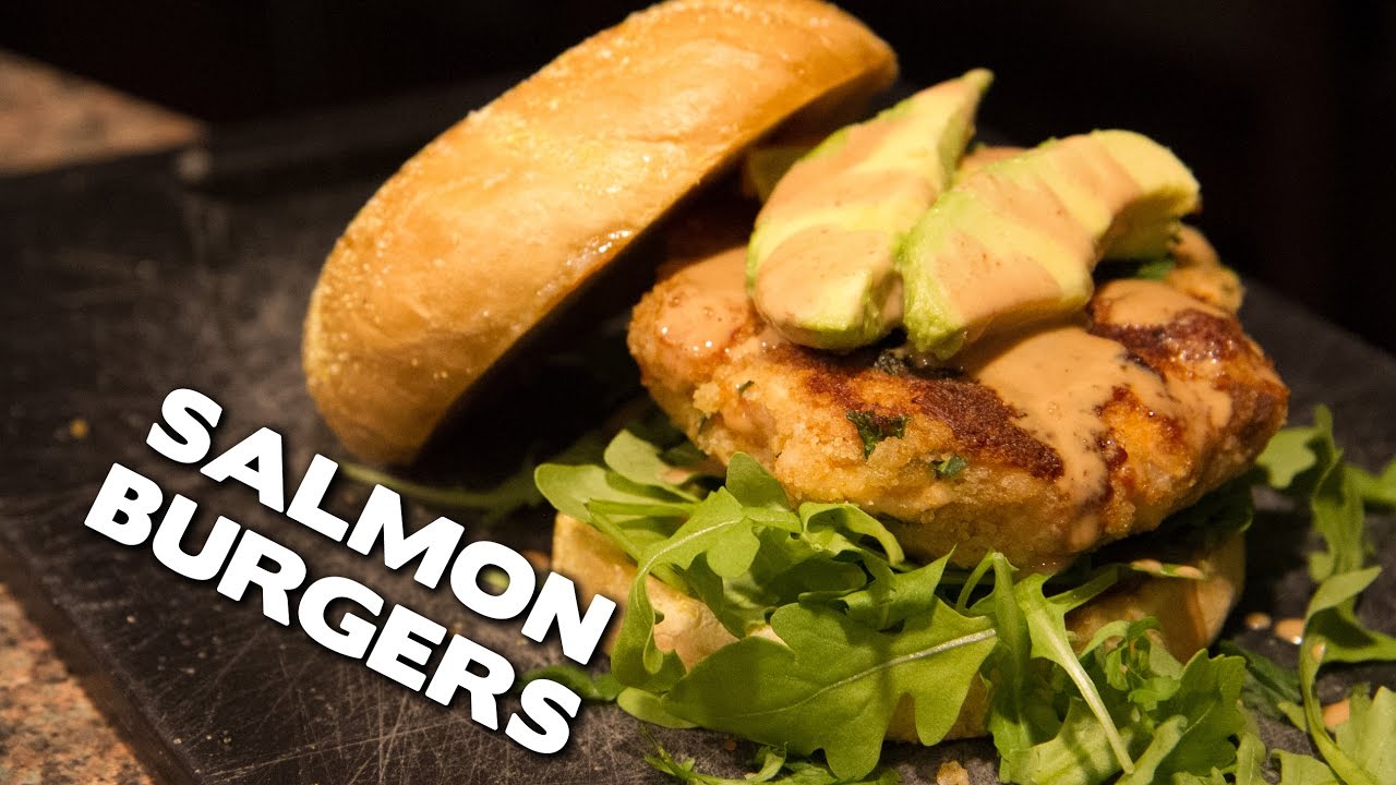 Quick and Easy Grilled Salmon Burgers YouTube
