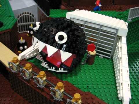 Super Mario 64: Bob-omb Battlefield in Lego