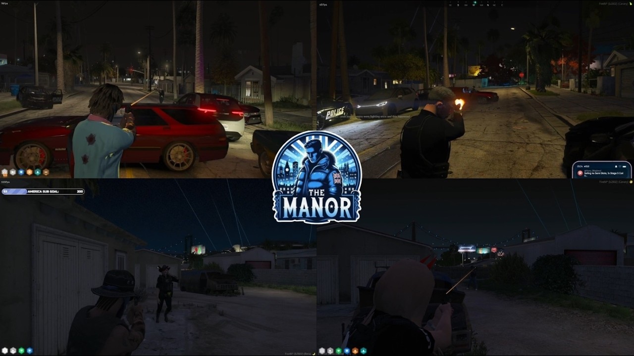 Manor Shoot Cops To Save Simon & Clive After a Paleto | Multi POV | NoPixel 4.0 GTA RP
