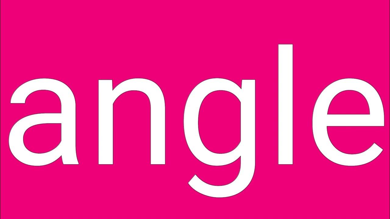 Angle Definition & Meaning YouTube