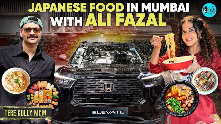Exploring Japan In Mumbai With Ali Fazal & Kamiya Jani | Tere Gully Mein Ep 110 | Curly Tales