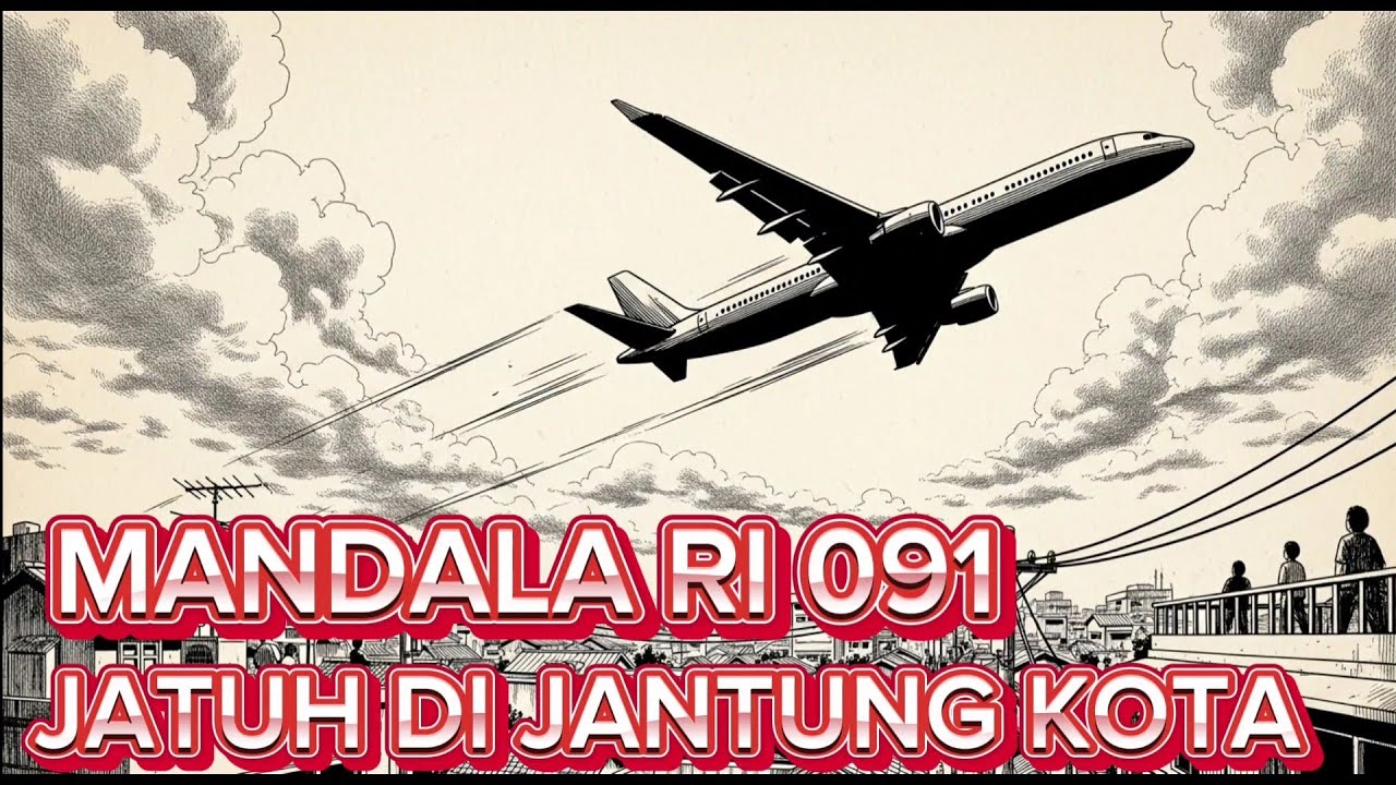 Mandala Airlines RI 091: Jatuh di Tengah Pemukiman Padat Medan