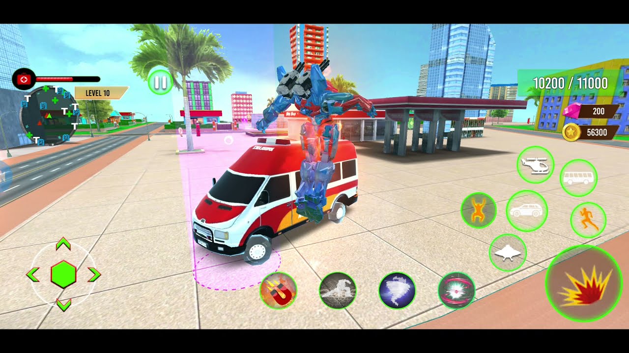 Army Bus Robot Transform Wars | Air Jet Robot