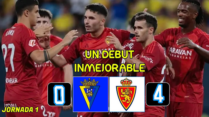 CÁDIZ CF 0-4 REAL ZARAGOZA || UN DEBUT INMEJORABLE