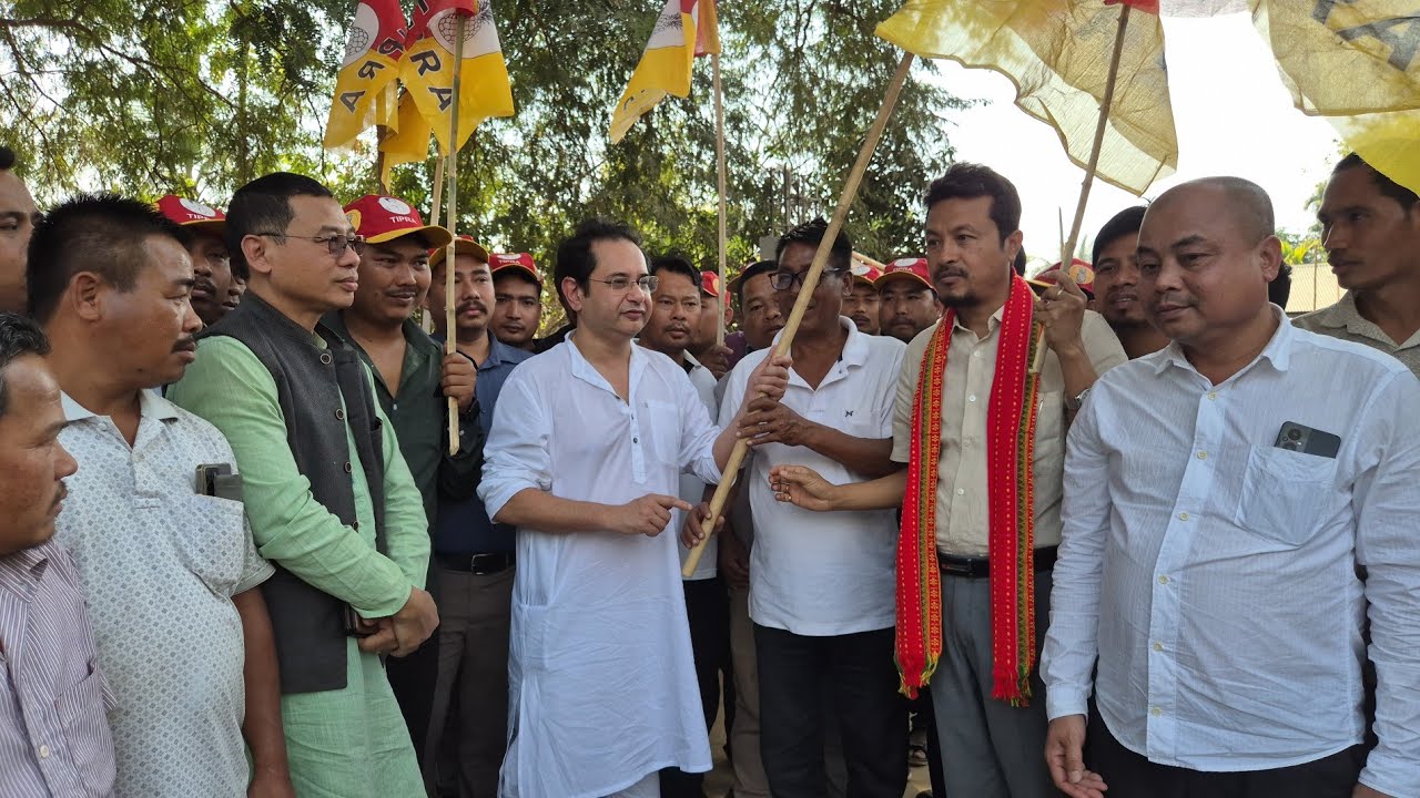 BUBAGRA NI THANI  CONGRESS YAKARWI  TIPRA MOTHA BANA ROMPHAI KHA 