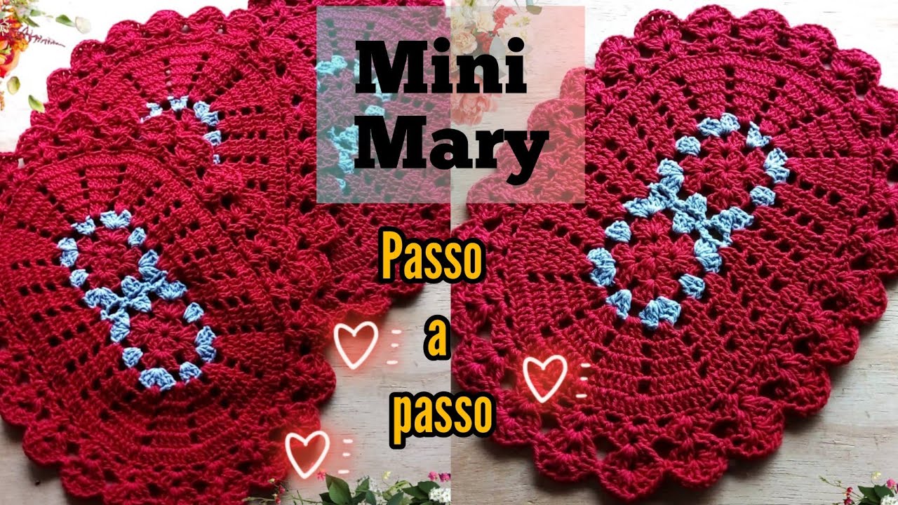 MINI TAPETE MARY PASSO A PASSO + VALOR DE VENDA