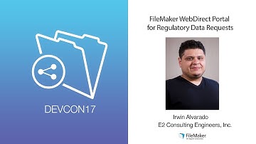 FileMaker WebDirect Portal for Regulatory Data Requests (FileMaker in Action 001)