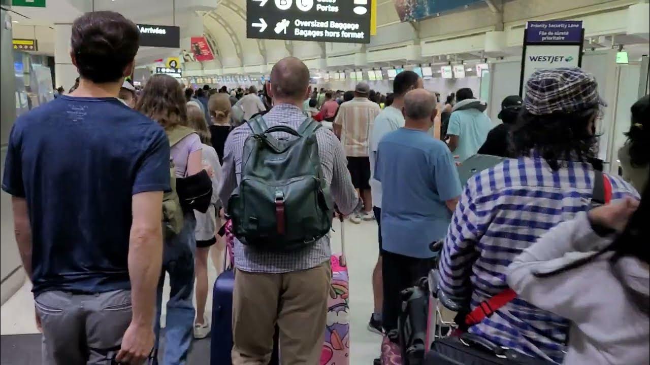 Extremely Busy Time at Toronto Pearson International Airport YouTube