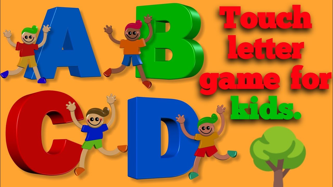 ABCD Touch letter for kids YouTube