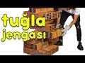 Tuğlalar ile Jenga Oynadık - Yıkılırsa Kaç!