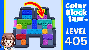 Color Block Jam Level 405 Solution Walkthrough