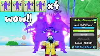 I Got 4 Madara's Susanoo! (🍜 Anime Racing Clicker)