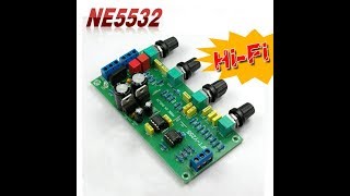 NE5532 OP-AMP HIFI Amplifier Preamplifier Volume Tone Control Board||BANGGOOD UNBOXING