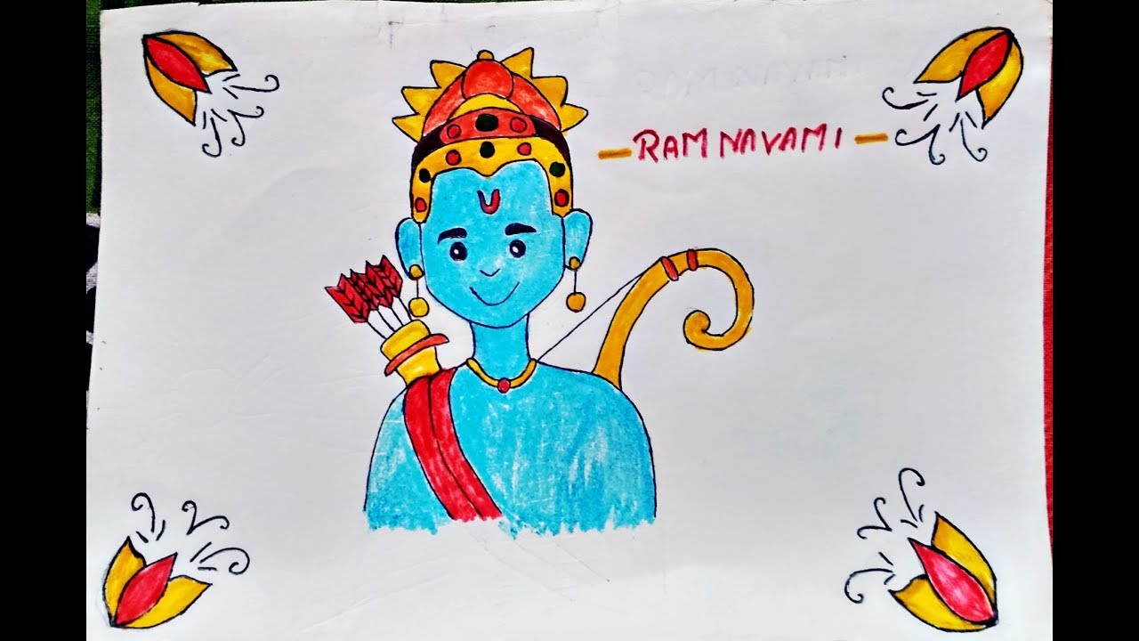 Watercolor Sketch Hand Drawn For Shri Ram Happy Navami Festival Of India,  Shri Ram, Ram Navami, Happy Ram Navami PNG Transparent Clipart Image and  PSD File for Free Download