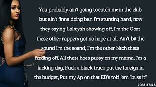 Lakeyah - No Hook (lyrics)