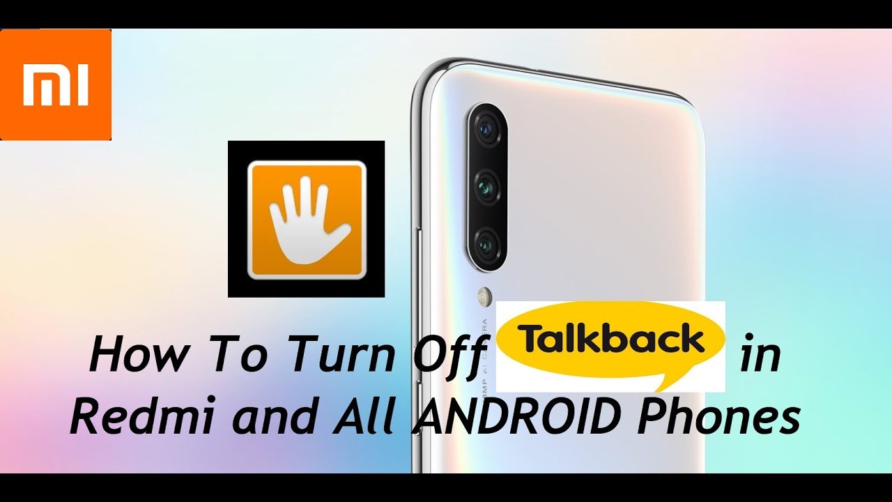 How To Turn Off Talkback in Redmi Phones Disable Talkback in Android