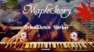 Video thumbnail of "SLSMusic｜楓之谷 - 天空之城｜Shinin’ Harbor / Maplestory “Orbis” - Piano & Guitar Cover"