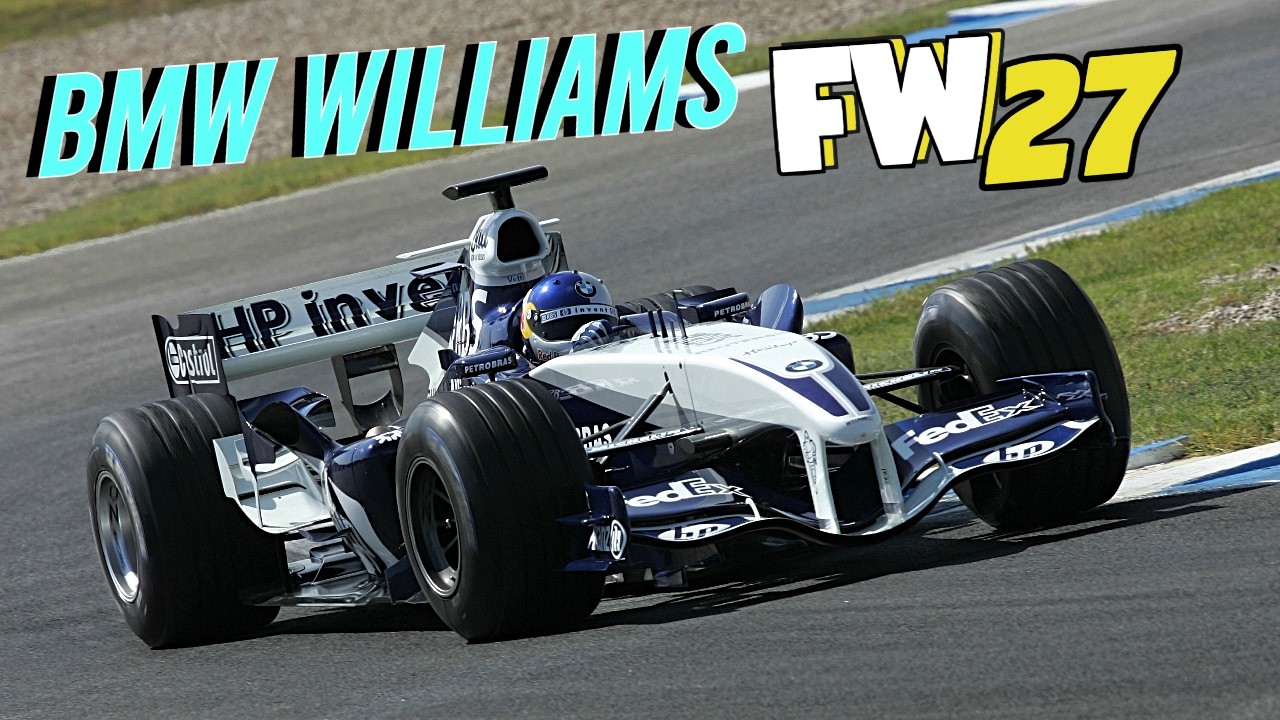 Sebastian Vettel First Formula 1 Test | Williams FW27 BMW V10 Raw Engine Sound 2005 Jerez