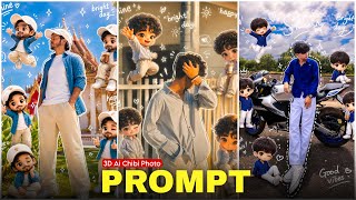 Trending 3D Chibi Ai Photo Editing Tutorial Ai Photo Prompt Chatgpt Photo Editing