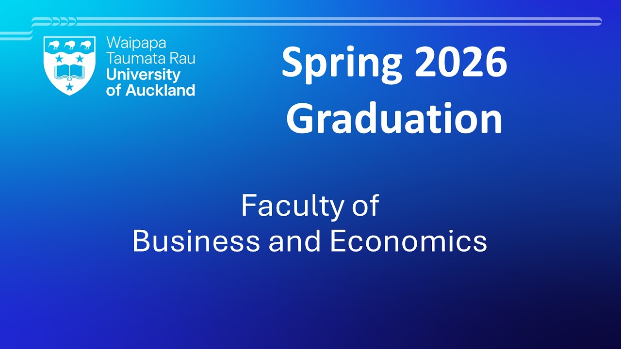 Spring 2026 Graduation - Faculty of Business and Economics